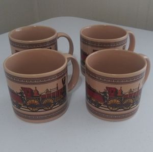 Chaps Vintage 80's Western Train Coffee Cups